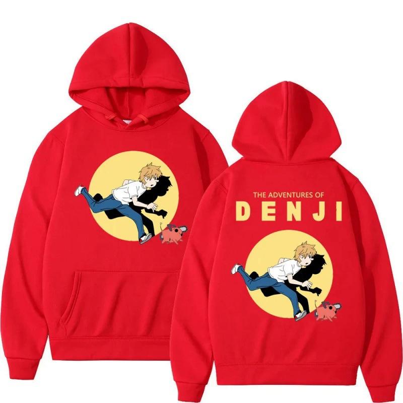 Chainsaw Man Animation New Hoodies Print Fashion Sweatshirt Casual Unisex Autumn Winter Fleece Streetwear Tops Sudaderas