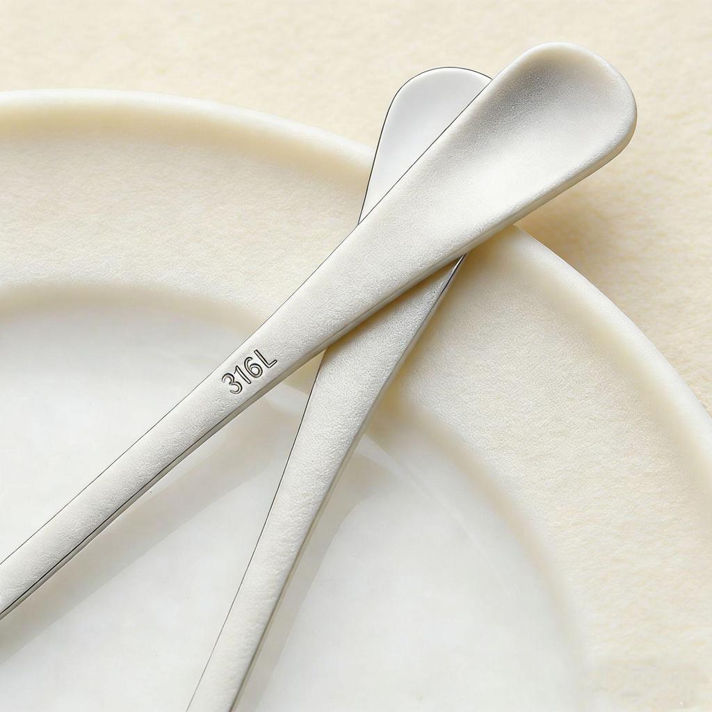 Stainless Steel Thickened Round Head Soup Spoon