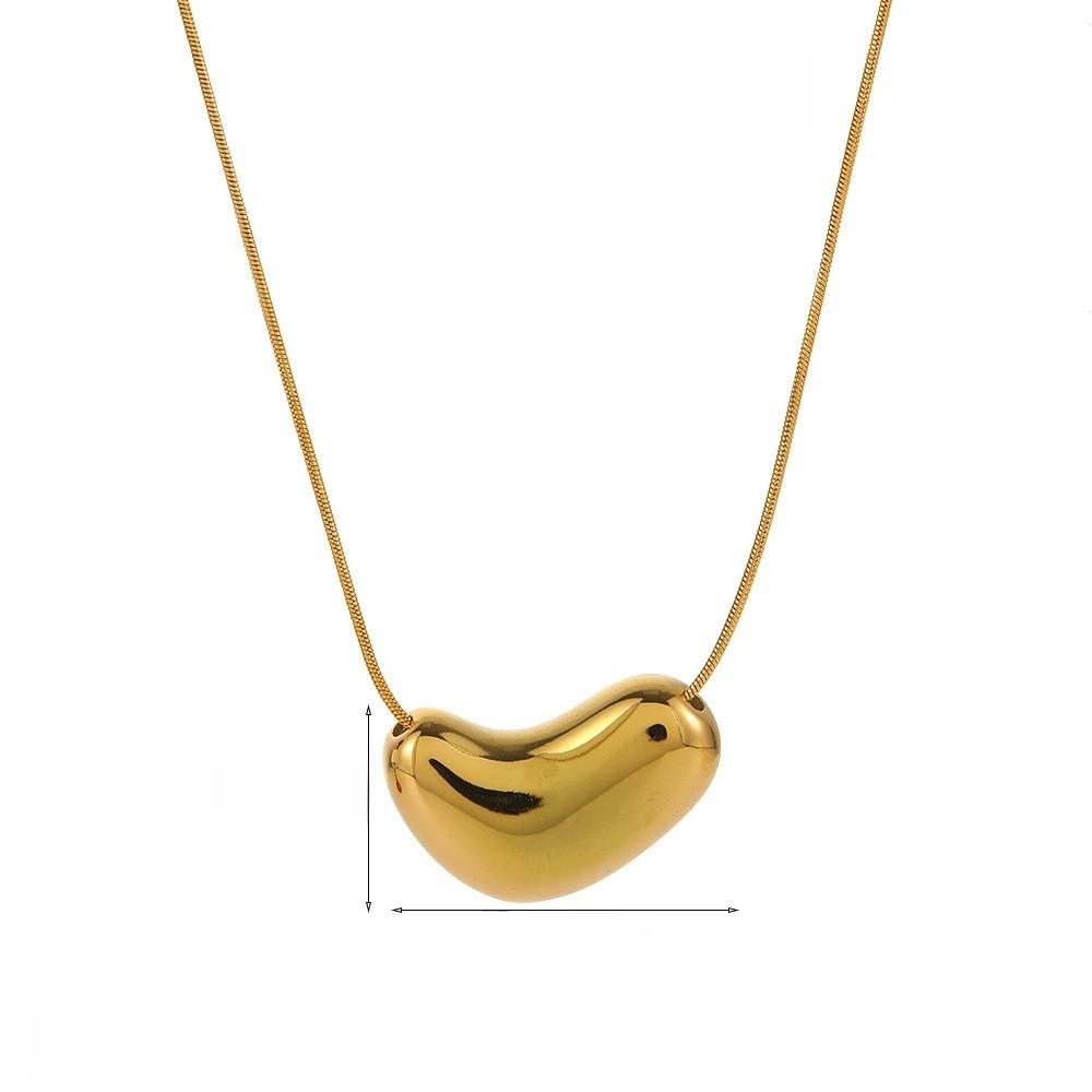 Geometric Stainless Steel Necklace For Women With Ushaped Design Suitable For Casual Wear