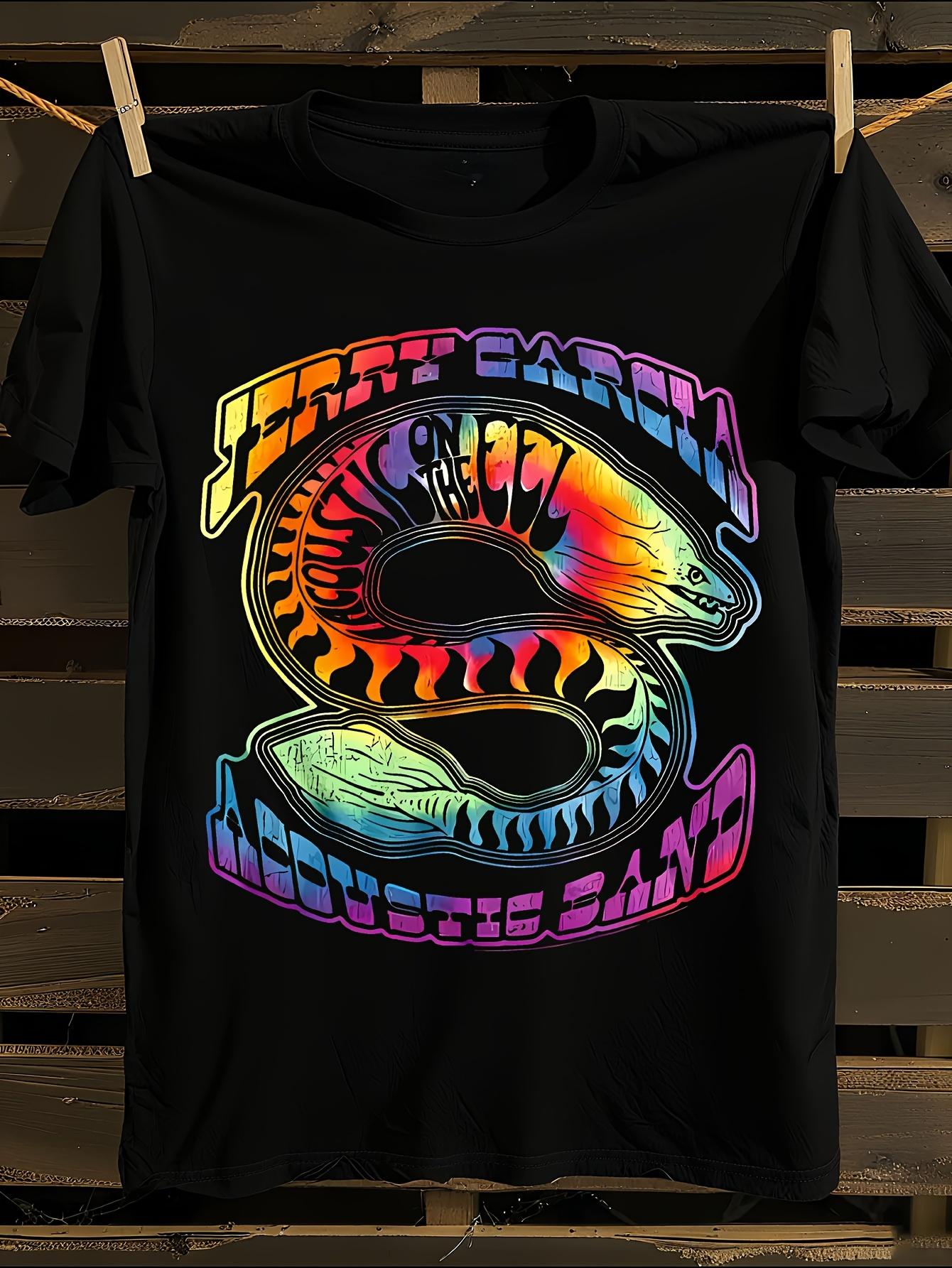 Jerry Garcia Tie-Dye Graphic T-shirt S