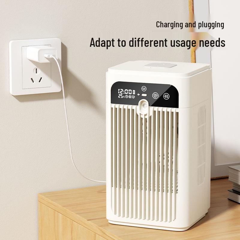 Portable USB Charging Desktop Cooling Fan with Spray 138x133x234