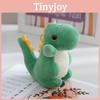 Adorable Dinosaur Plush Keychain Soft Pp Cotton Stuffed Animal Charm For Bags Gifts