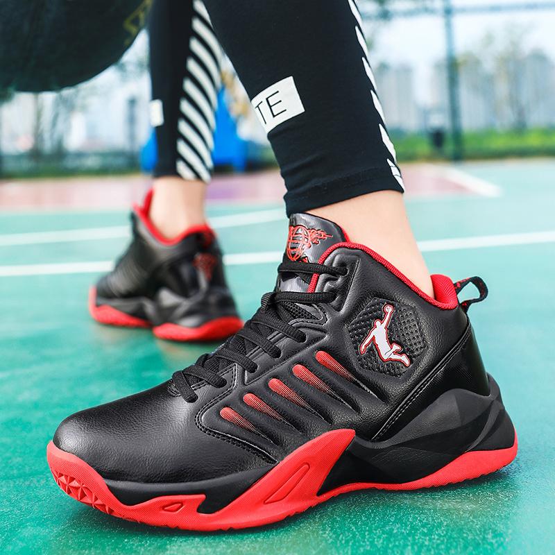 Men's Basketball Shoes Breathable Cushioning Non-Slip Wearable Runing Shoes Gym Training Athletic Basketball Sneakers for Women