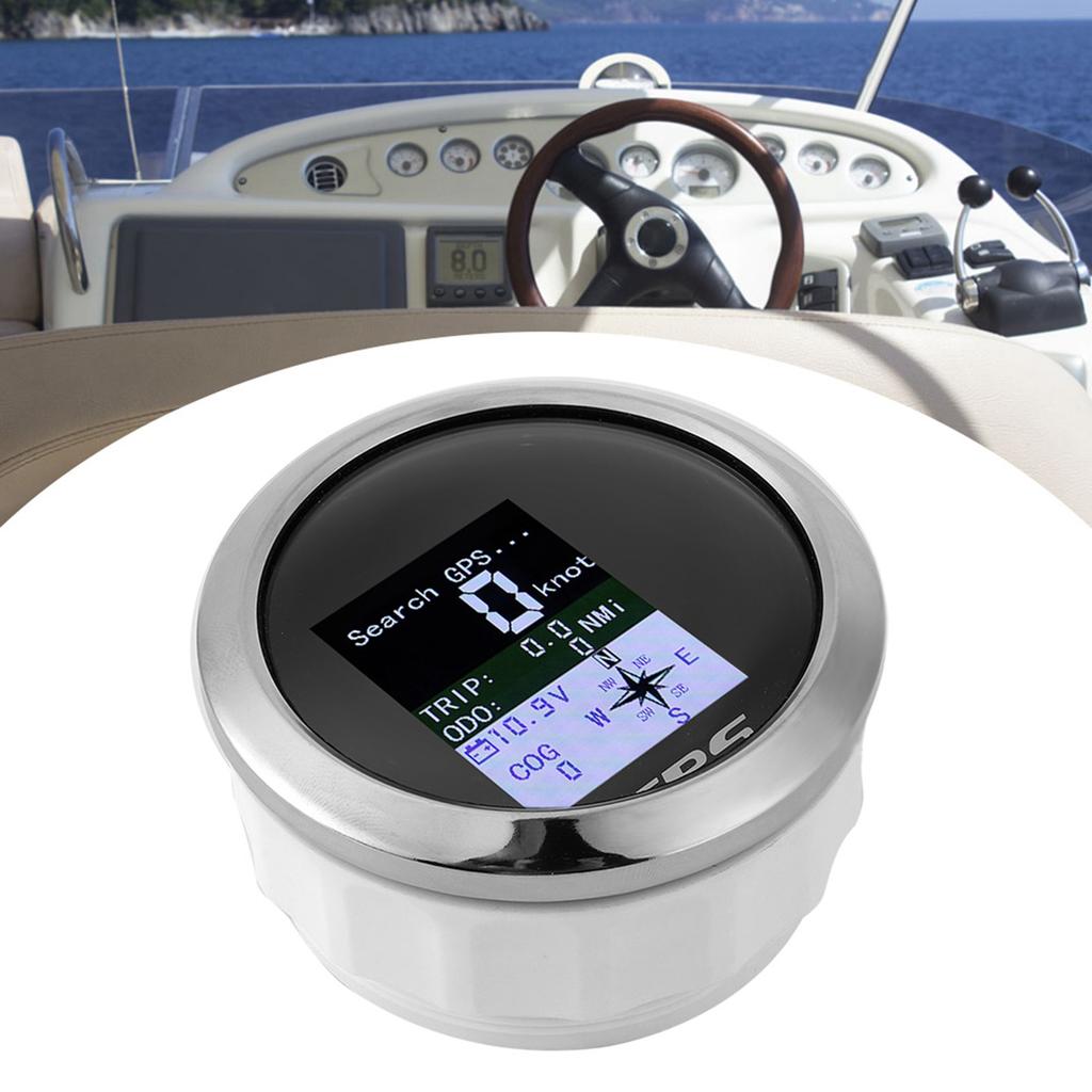 85mm Speedometer GPS Car Boat Engineer Stainless Waterproofing Digital Gauges