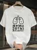 Men 2026 Casual Short Sleeve T-and Kids Tshirt Print Cute Lung and Japanese Text Summer Casual Comfortable Casual Wear Playful Design