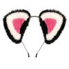 Handcraft Plush Tigers Ears Headband Faux Furs Tail for Halloween Cosplay Party Costume Accessories for Kids Adults