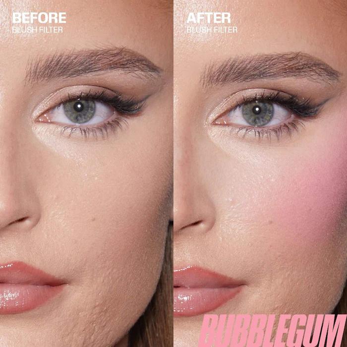 Schönheit 6 Farben Soft Glow Flüssiger Rouge Filter Einfach Aufzutragen Langanhaltend Wasserdicht Rouge Schwamm Pinselkopf Lippenstift Selten