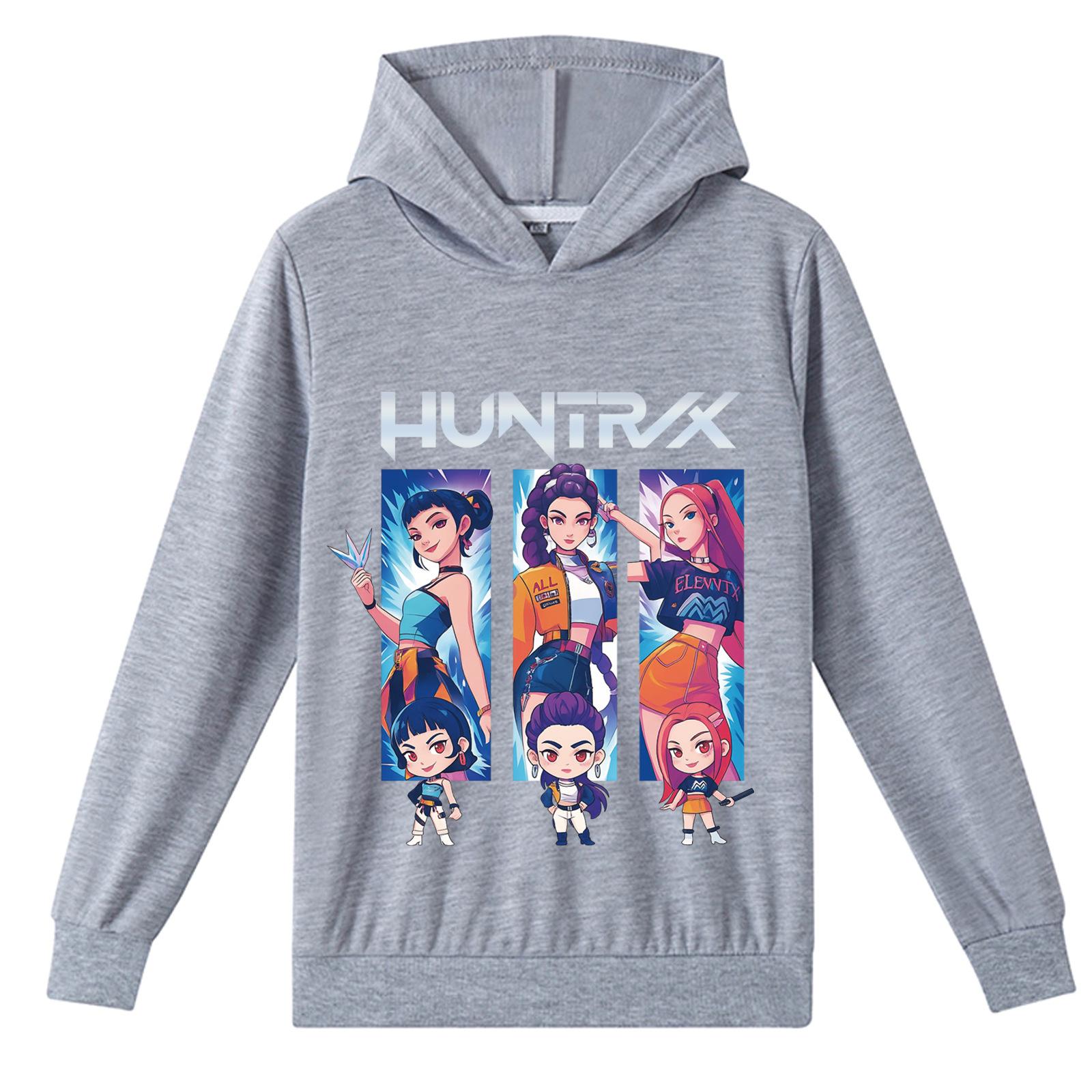 Children s Fashion Cartoon Printed Pattern T-Shirt Casual Comfort Short Sleeve Top Clothing Hoodies Sweatshirts Girls 110cm