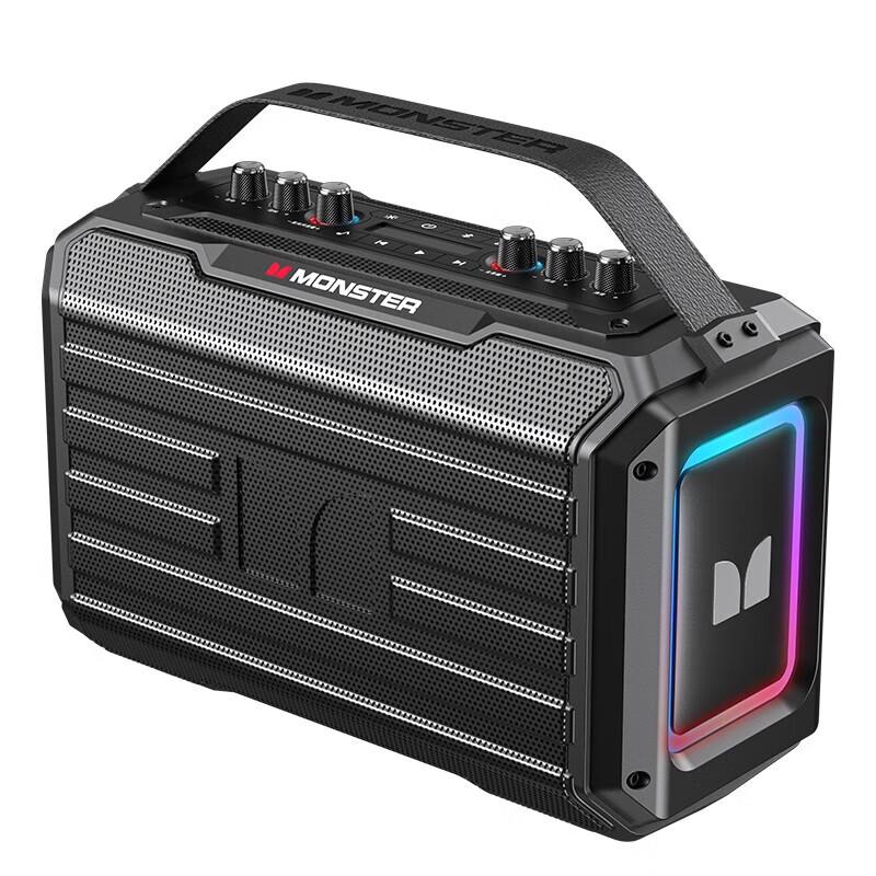 Monster M186 Portable Outdoor Speaker with Microphone