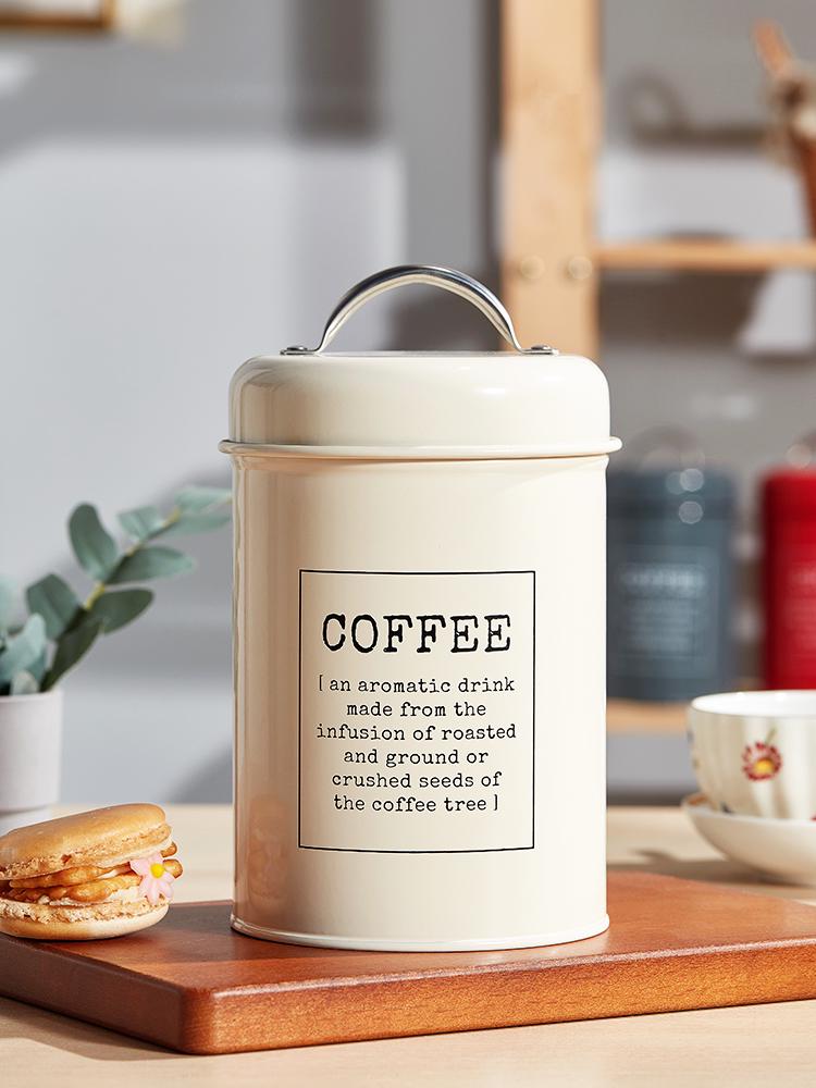 European-Style Sealed Can for Milk Powder, Coffee, Tea, Candy, or Mask Powder - Moisture-Proof with Sealing Ring
