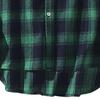 Men's  Casual Fashion Plaid  Printing Loose Lapel Long Sleeve Shirt Tops Blouse