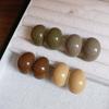 Vintage Chunky Ellipse Ear Studs Exquisite Elegant Ellipse Earrings Semi-Circle Earrings  Women
