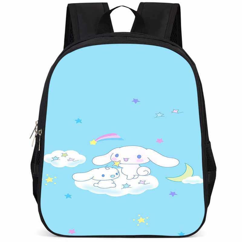 Adorable Cinnamoroll 15 Inch Large Capacity Lightweight School Backpack For Kids