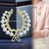 Brooch Female Niche Imitation Pearl Corsage Wholesale Anti-light High-end Pin Buckle Suit Fixed Clothing Accessories Collar Pin