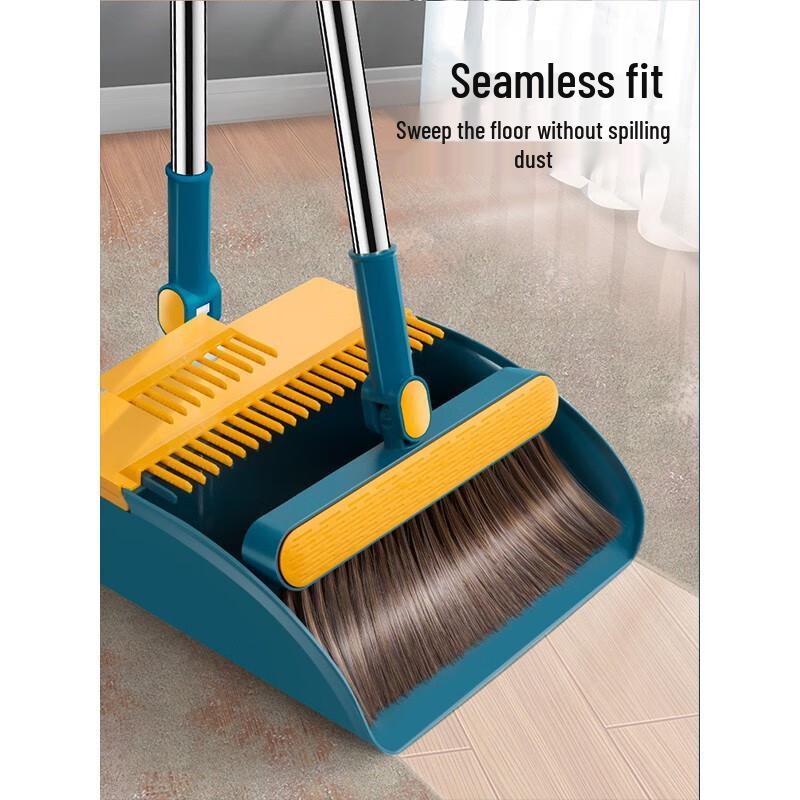 Loogang Windproof Foldable Broom and Dustpan Set