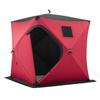 VEVOR Pop Up Ice Fishing Tent 3-4 Person 1.8 x 1.8 x 2 m Insulated Shelter, for Winter Fishing, 3.13 m² Area, 600D 4-Layer Fabric