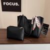 New Large Capacity Tote Bag, Korean Commute Shoulder Bag With Small Pouch