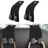 Futwod Appuie-tête de siège de voiture en cuir Ajustement universel pour voiture Poids 20 kg Rangement de voiture suspendu Passager arrière Pratique Ensemble de 2 crochets de voiture, Crochets,