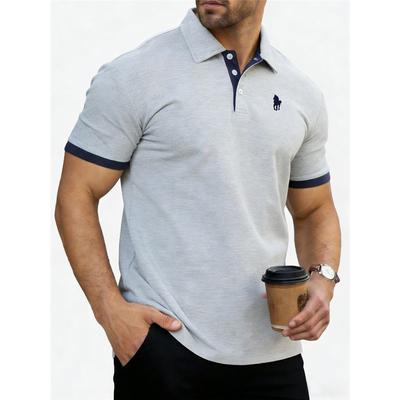 Polo da Uomo a Maniche Corte - Camicie da Uomo Regular Fit, T-shirt Casual Sportive con Colletto