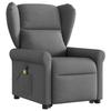 VidaXL Electric Massage Recliner Dark Grey Fabric 3303405
