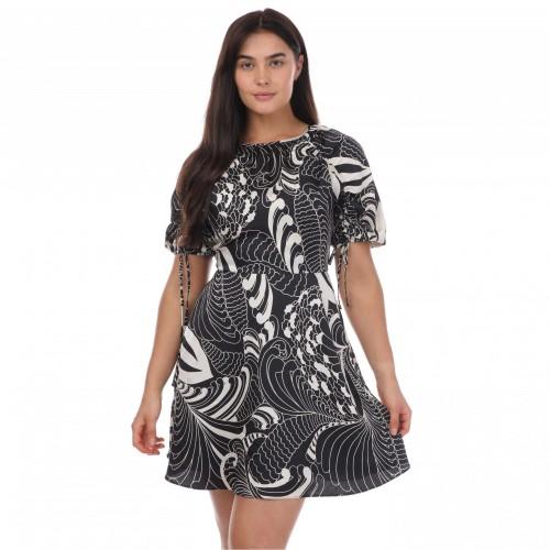 Ted Baker Womens/Ladies Faridda Printed Puff Sleeve Mini Dress