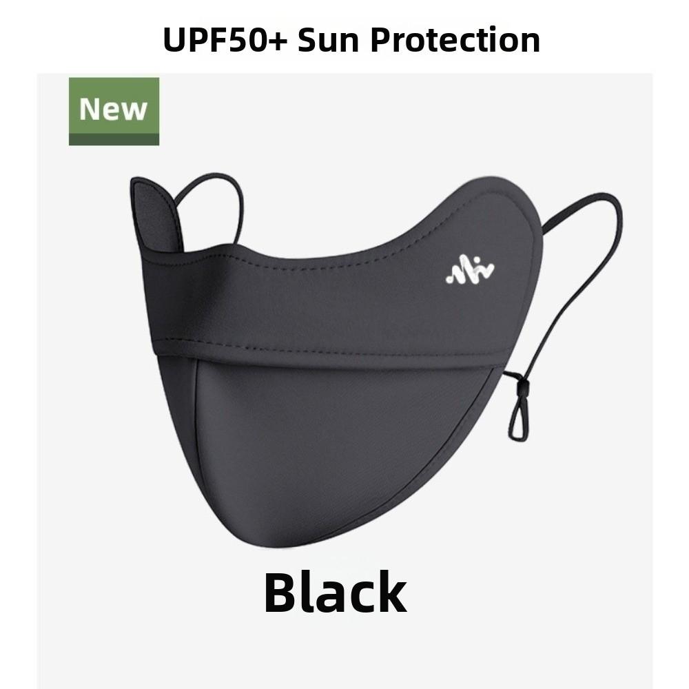 UPF50+ Sunscreen Face Mask Protect The Corners of The Eyes Facekini  Summer чёрный