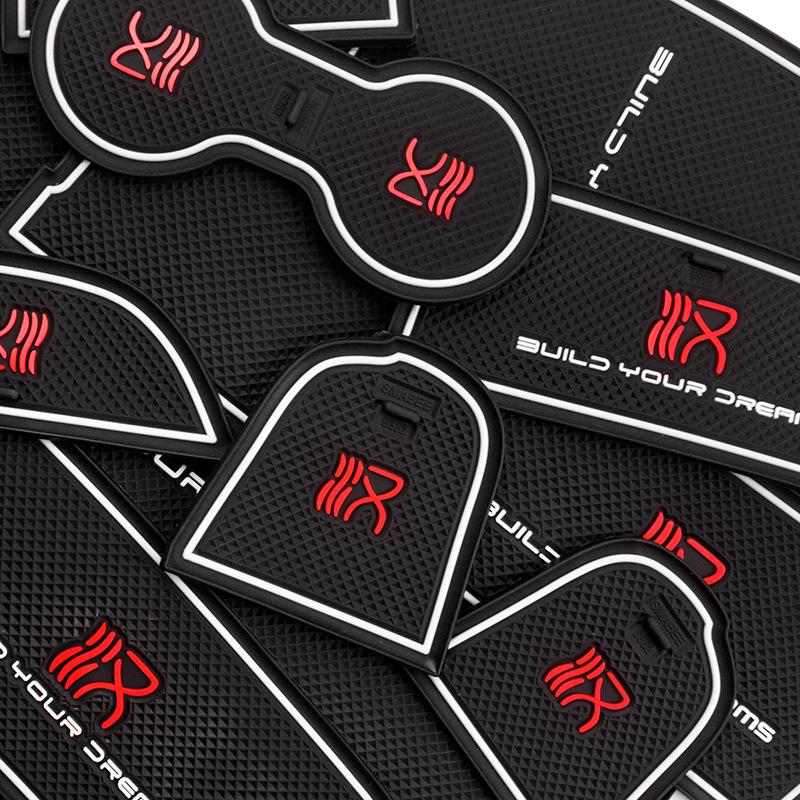 BYD Han Door Slot and Storage Mat - Anti-Slip Cup Holder, DM/EV Car Modification Accessory