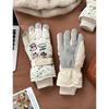 Touchscreen Winter Plush Gloves Cartoon Warm Gloves Multi-functional Ski Gloves  Sport