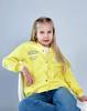 Bomber Jacket – Girls' Warm Snap-Up Jacket with Printed Text, Winter, 6404-025-33-5 HC