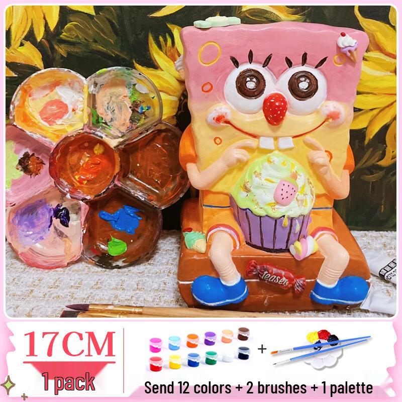 Kids DIY Plaster Figure Painting Kit