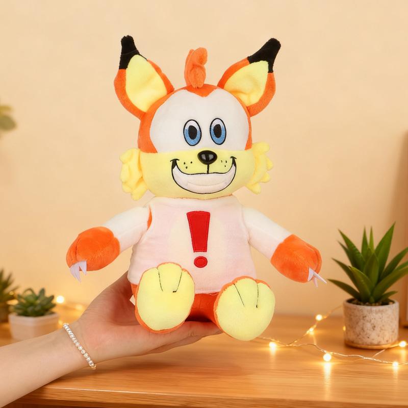25cm Kawaii Fox Plush Toys Exquisite Furniture Decorative Items Multi-functional Pillow Lullaby Animal Dolls Gifts For Children