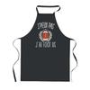Tablier de cuisine - PLANETEE - J'peux Pas Foot US - Noir - 90x60 cm - Coton épais