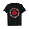 Nordic Gerunisexic Viking Mythology Symbol Valknut T Shirt Vintage Fashion Stylish Breathable Stretched Soft Comfortable