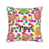 My Pet Alien Pou Pillowcase Polyester Cushion Cover Decorations Game Cartoon Throw Pillow Case Cover Home Wholesale 40*40cm