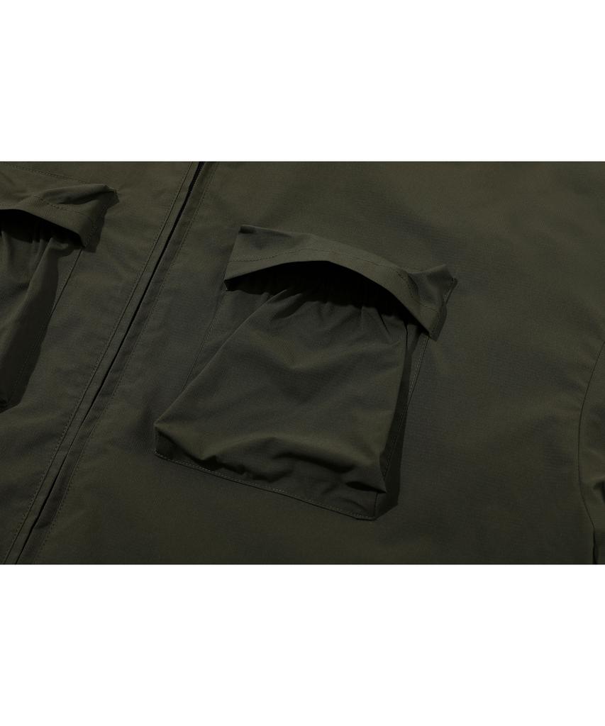 Cpgn Studio 4 Pocket Windbreaker Khaki
