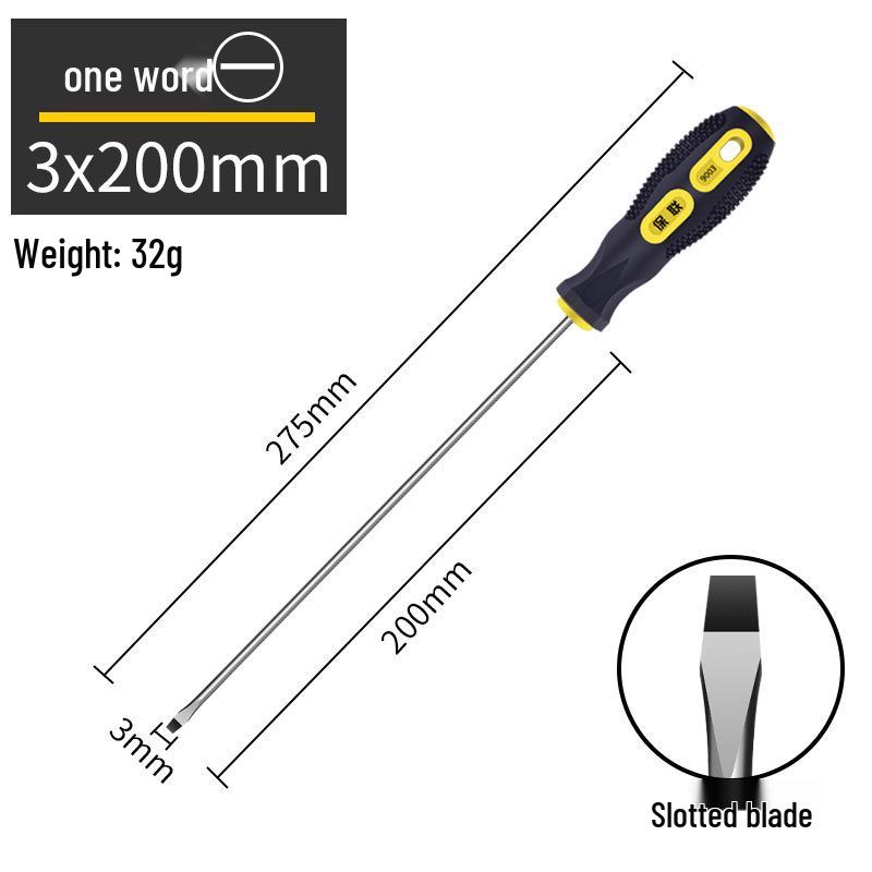 Conjunto de Chaves de Fenda Magnéticas de Grau Industrial - Phillips e Fenda