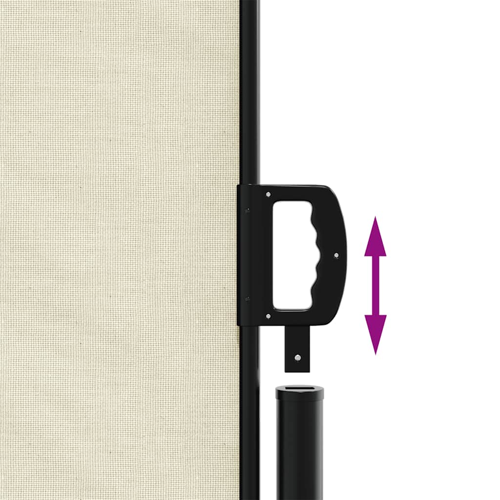 Retractable Side Awning Cream 100 X 600 Cm