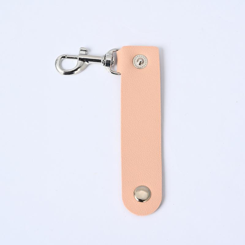 Wear Resistant PU Leather Keychain Anti-Lost Simple Fashion Premium Car Key Strap for Men Women Daily Use