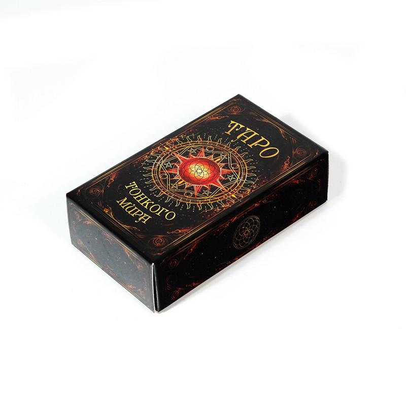 The World Tarot Cards 10.3*6 Cm 78 Pcs Cards In Russian Language with Guidebook for Beginners