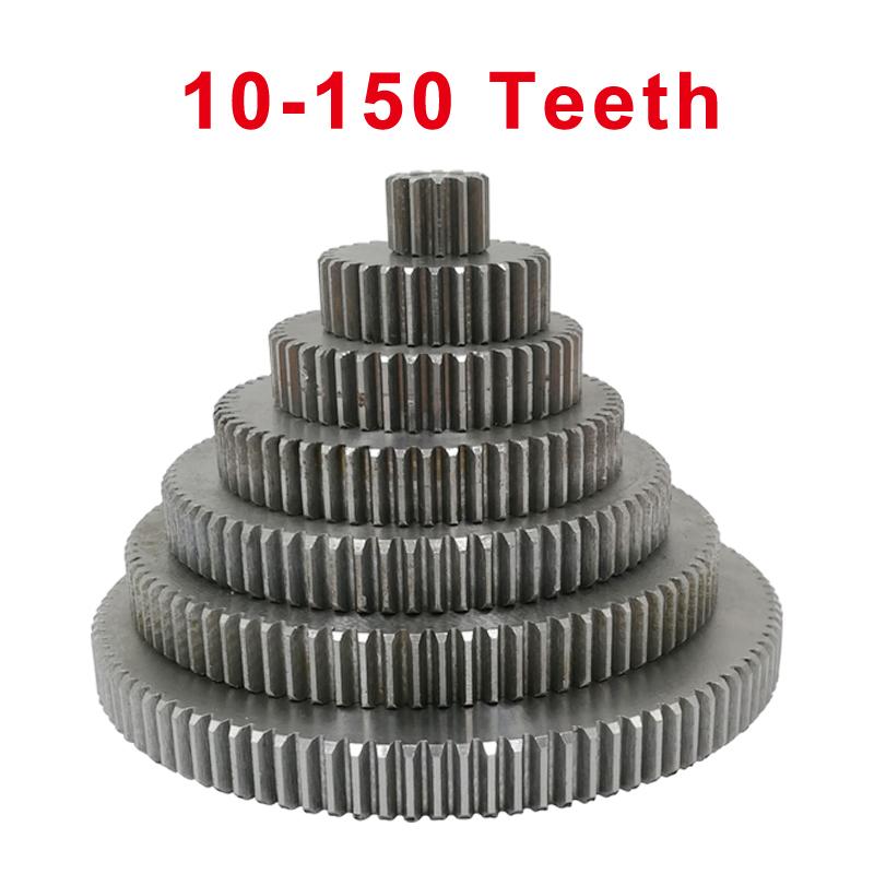 1 Piece Spur Gear 1M115/116/120/125/130/140/150T Rough Hole 10/12mm Gear Wheel 45#carbon Steel Material Motor Gear Thickness 10