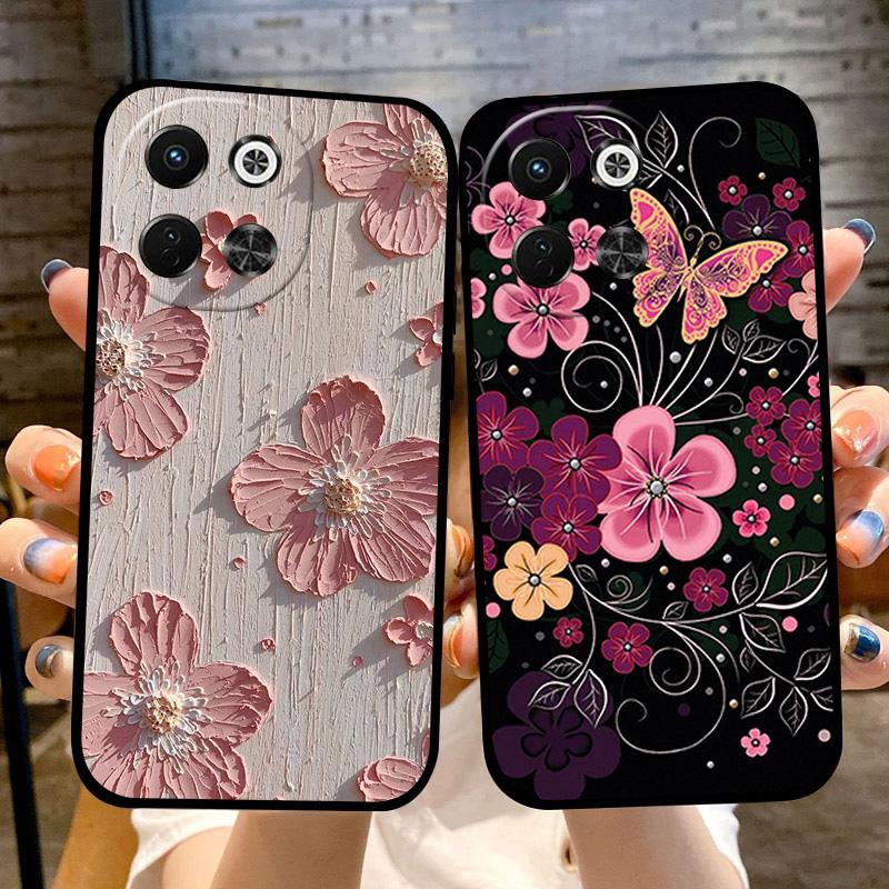 For Tecno Spark 30 5G Case KL8 Soft Silicone TPU Cartoon Painted Phone Cover For Tecno Pova 6 Neo 5G Shockproof Bumper Fundas