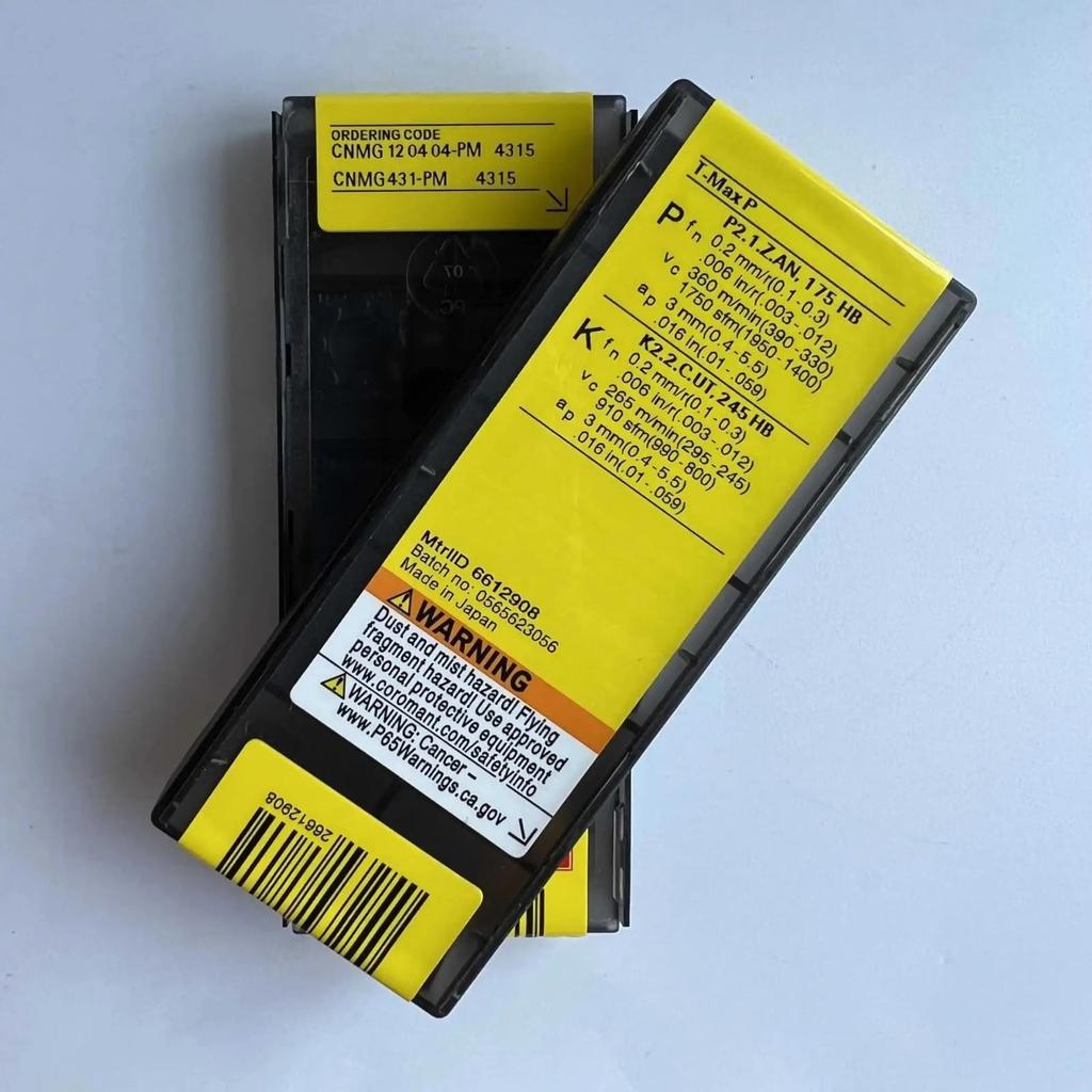 Original Sandvik / CNMG120404-PM 4315  / CNC lathe carbide blade 10 PCS