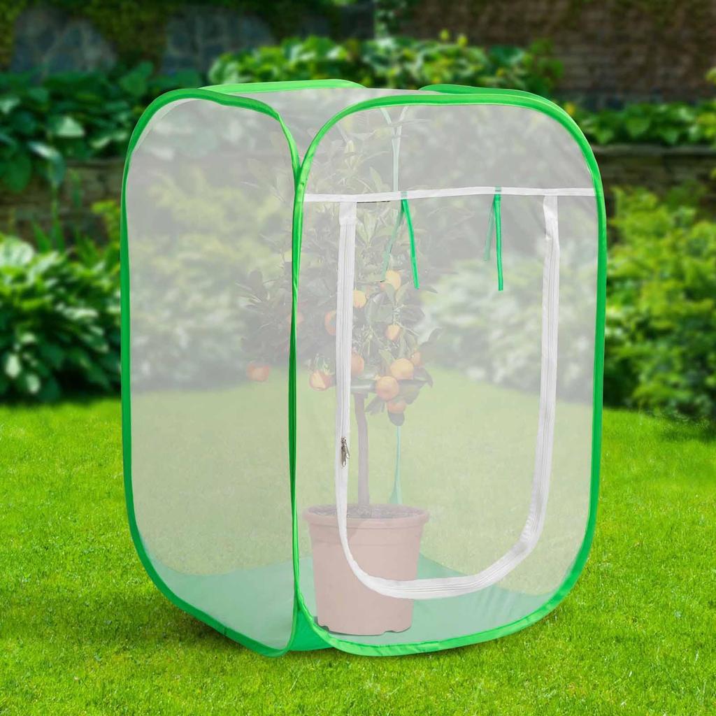 Garden Mesh Plant Cover Net Cage Guard Tent Foldable Protection Plants Protector Enclosure for