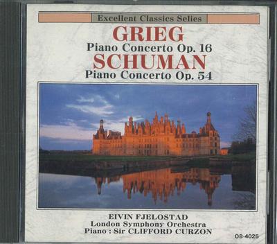 CD  - Grieg/Piano Concerto Op. 16 Schuman OB4025 DAIICHI 1992 Japan Obi Classical Used