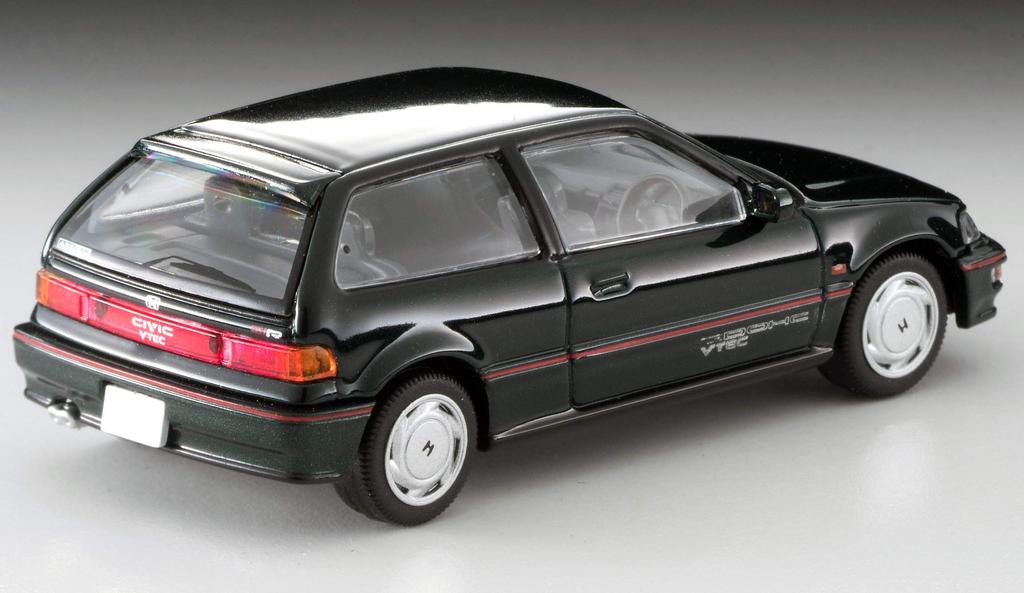 Tomica Limited Vintage Neo Scale Honda Civic Green 1/64 LV-N182a SiR-II (Finished Model)