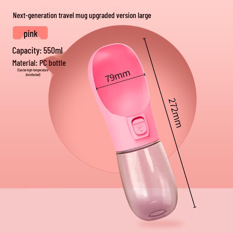 Pet Travel Cup: Portable Water Bottle for Dogs and Cats