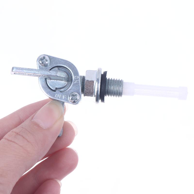 New 1Pcs Generator Gas Engine Tank Switch M10 Fit 1/4" Hose Tap ON/OFF Universal Fuel Shut Off Valve Tap Replacement