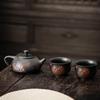 Shang Qi Rotatable Phoenix Zisha Teapot Set