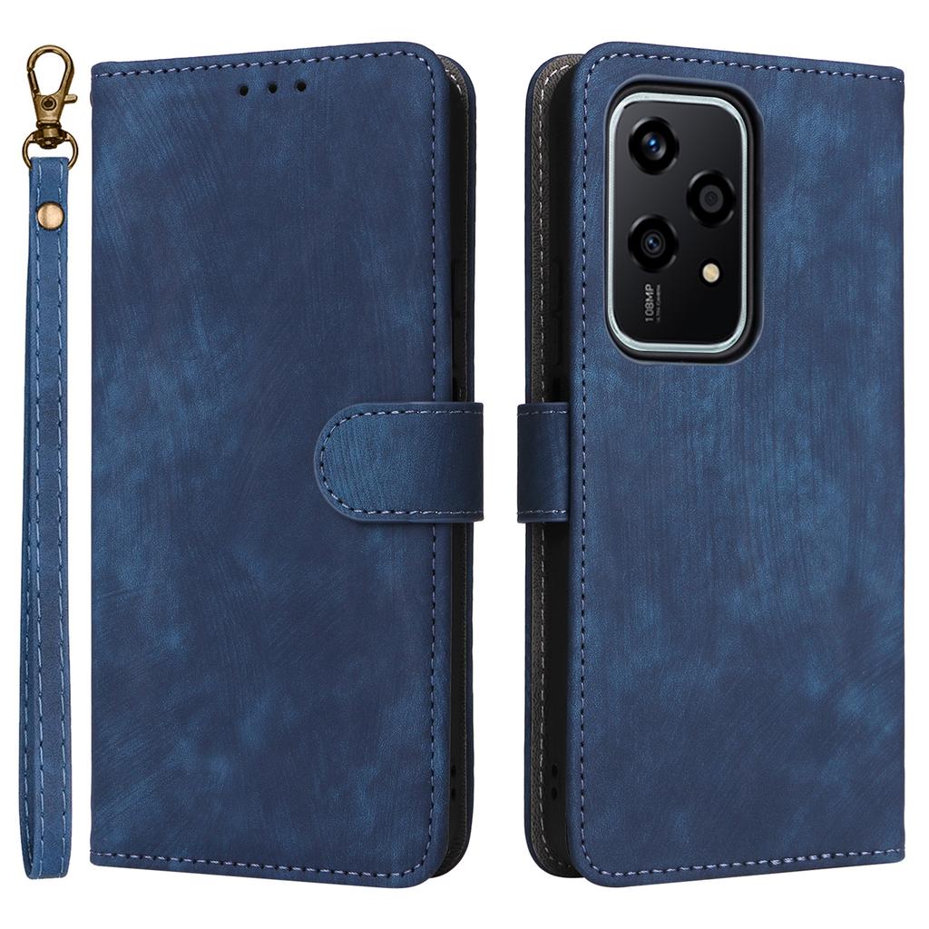 Etui na Honor 200 Lite Blokujące RFID Skórzany Portfel Pokrowiec na Telefon ze Smyczą