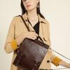 New Schoolbag Leather Backpack Women's Computer Simple Cowhide Backpack